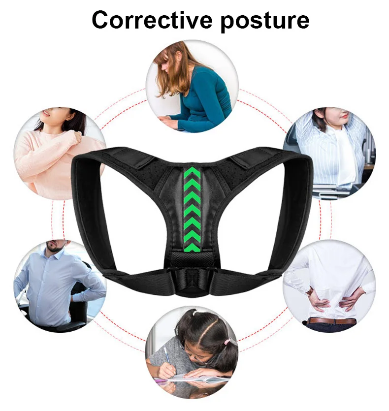 Posture Corrector Upper Back Brace Comfortable Breathable Back Supporter Shoulder Neck Pain Relief Hunchback Hump Correction