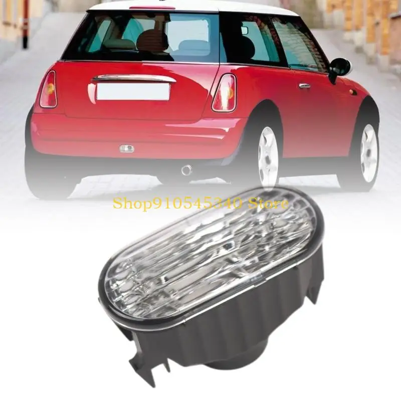 U2JA Clear Lens Rear Bumper Reverse Light Assembly Simple Installation for R50 R52 2001-2004 Mini Models, Plastic Housing, 1 Pc