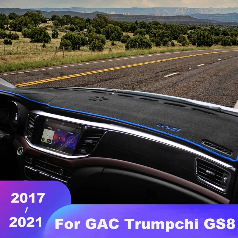 

Для GAC Trumpchi GS8 2017 2018 2019 2020 2021, приборная панель автомобиля, избегайте света, накладки на приборную платформу, коврики, аксессуары