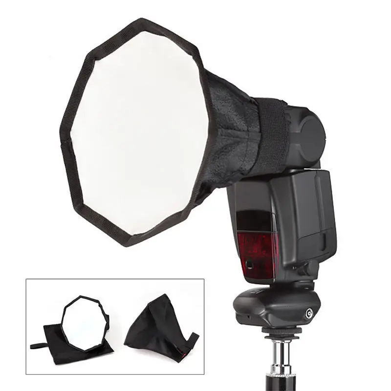 10 Pieces Camera Flash Diffuser Softbox Soft Box for Canon Nikon Yongnuo YN560 YN600EX YN968N for Godox TT520 TT560 TT600 TT685