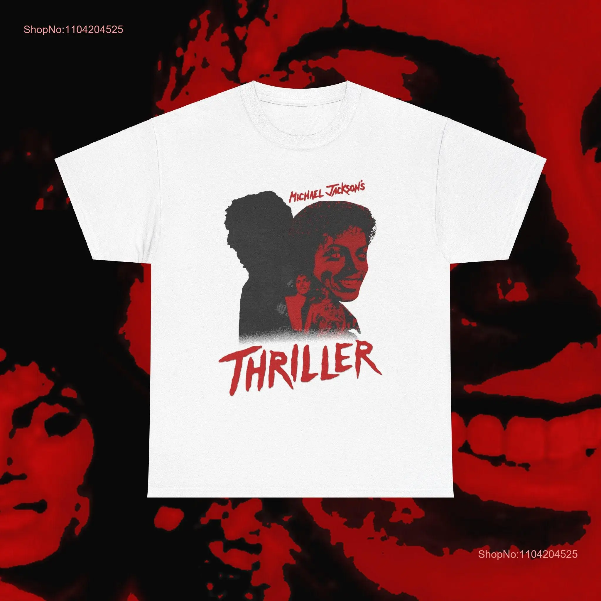 Michael Jackson Thriller Vintage Y2K Streetwear Inspired T Shirt Bootleg 90's Culture Style Moonwalk For Woman Man