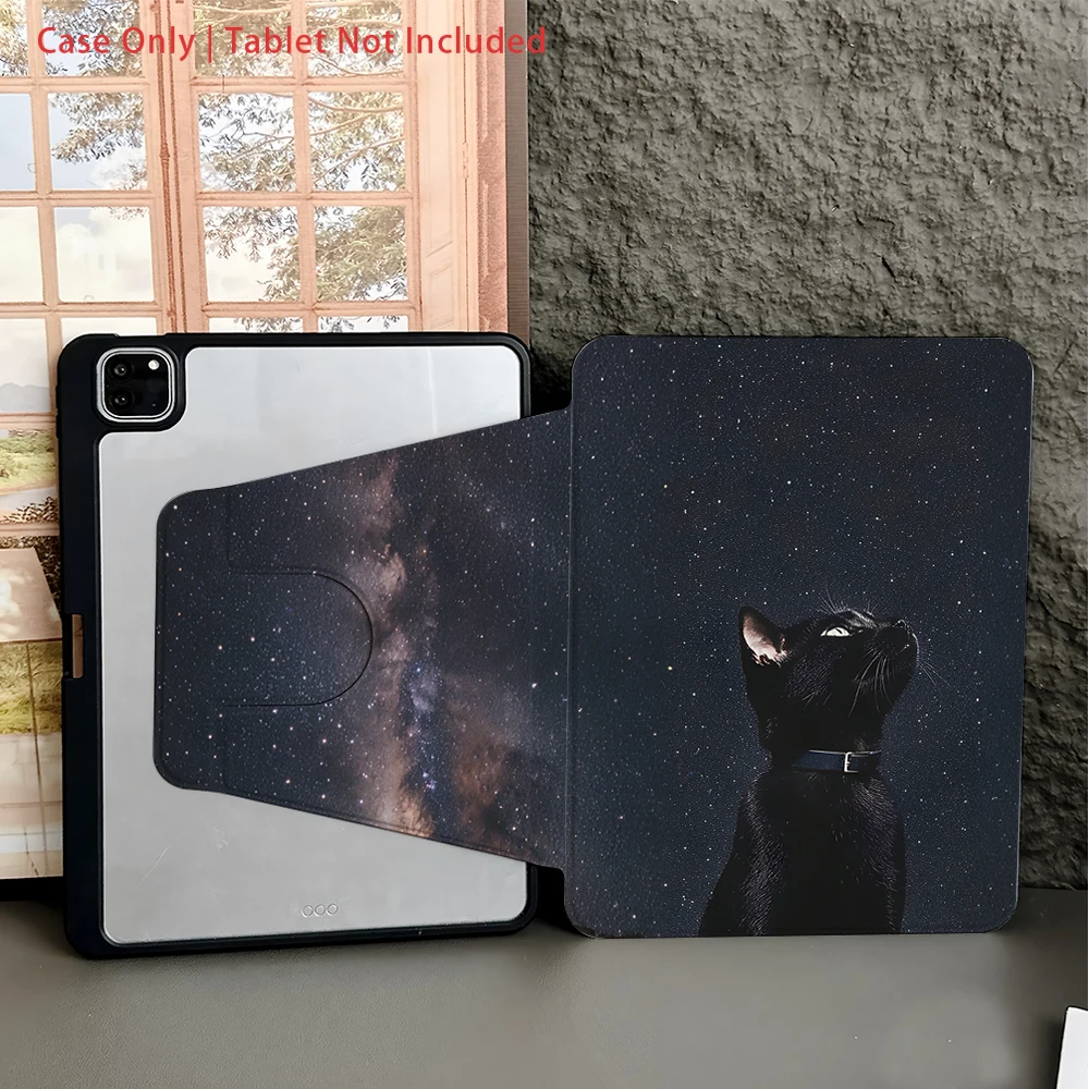 حافظة لجهاز سامسونج، حافظة كمبيوتر لوحي قابلة للطي متوافقة مع سامسونج لجهاز جالاكسي تاب S7/S8/S9