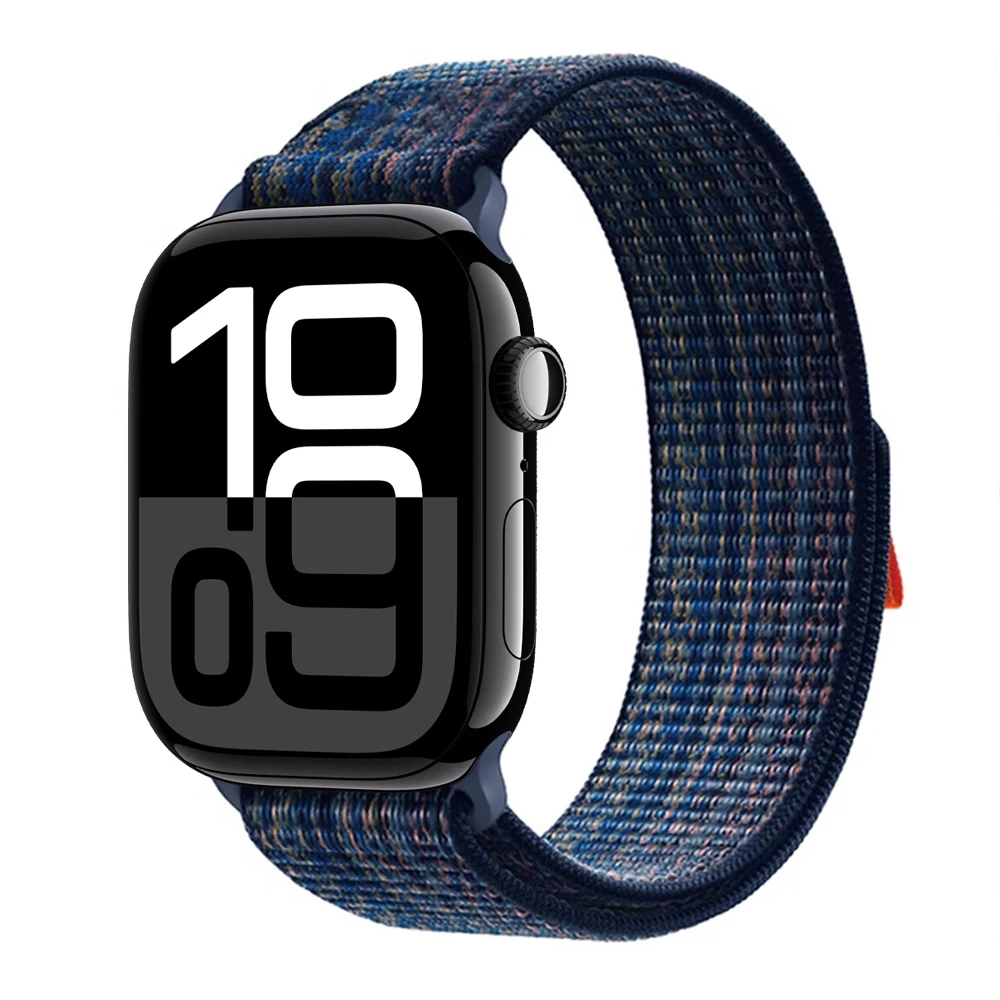 Sport Loop FOR Apple watch band 45mm 44mm 49mm 42mm 46mm 40 41mm Nylon bracelet correa Apple watch series 9 8 10 7 5 4 Ultra SE