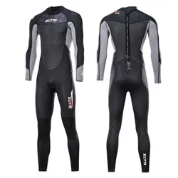 3MM Neoprene Wetsuit Men Women Scuba Diving Suit Deepwater Spearfishing Snorkeling Surfing One Piece Set Winter Thermal Swimsuit