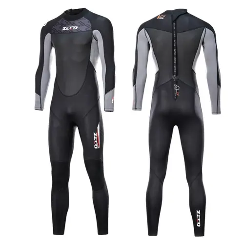 Traje de neopreno de 3MM para hombre y mujer, traje de buceo para aguas profundas, pesca submarina, snorkel, surf, conjunto de una pieza, traje de baño térmico de invierno