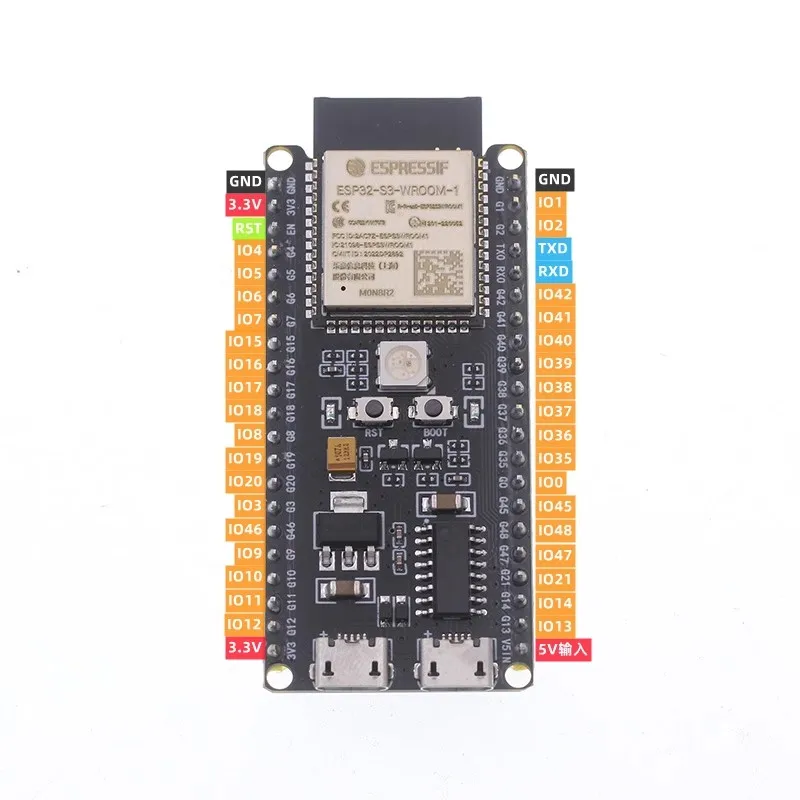 ESP32-S3 Kernentwicklungsboard WLAN Bluetooth DevKitC-1 WROOM-1 Espressif N8R2 N16R8