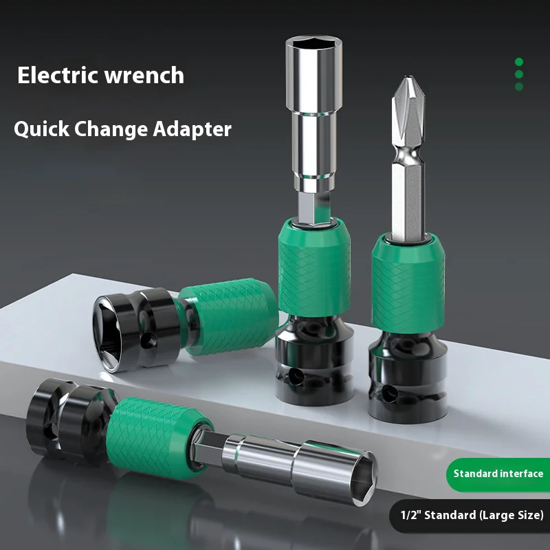 

1/2-inch Quick Adapter Parkside Accessories for Dremel Square Drive to 1/4-inch Female Impact Wrench Ratchet Release Hex