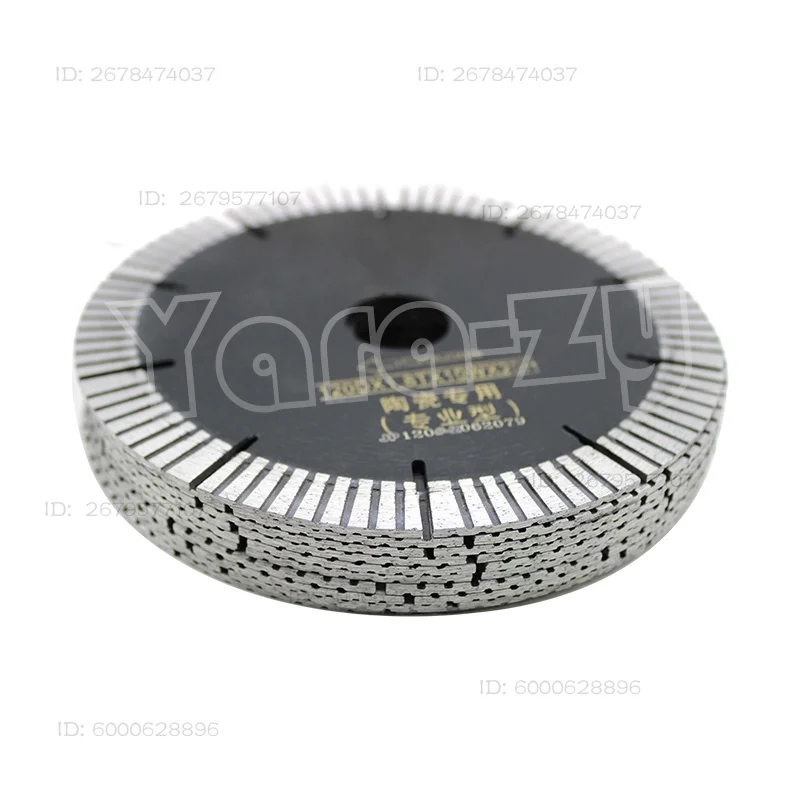 10Pcs 120MM T Groove Diamond Saw Blades Sharp Corrugated Cutting Disc for  Tile Cutting Machine Aperture 20MM