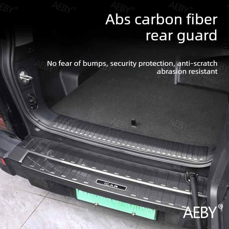 AEBY For Chery ICAR Rocker Panel Protector Stainless Steel Rear Bumper Guard,Trunk rear guard,Anti-scratch,Accessories