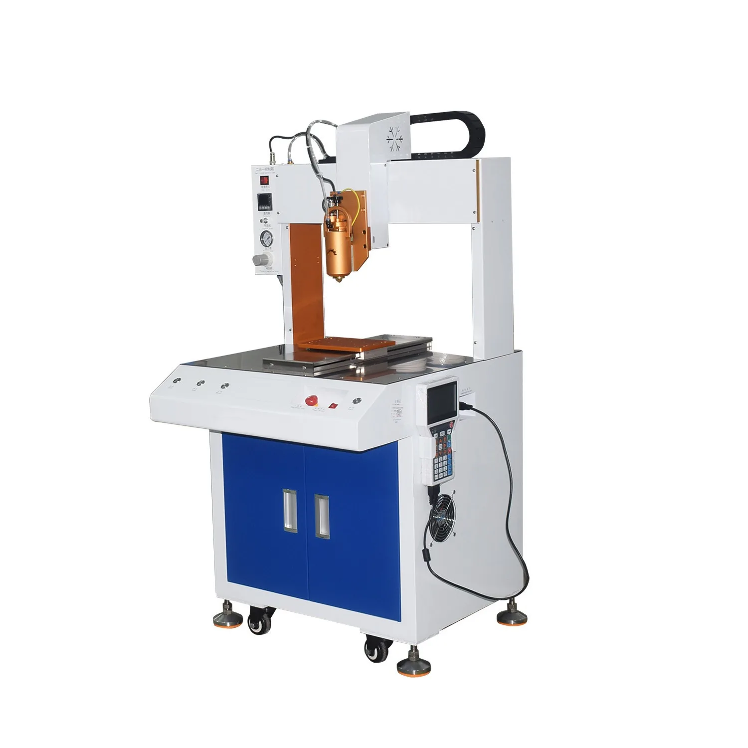 Automatic PUR hot melt adhesive, dispensing machine, fully automatic floor type three-axis dispensing machine