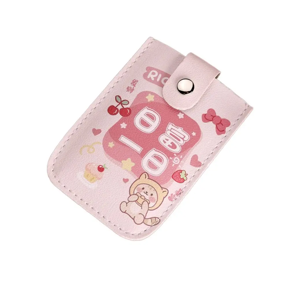 

Laminated Concealed Mini Card Wallet Pull-out Type 5 Card Pockets Business Card Case RFID Blocking PU Leather ID Card Holder Men