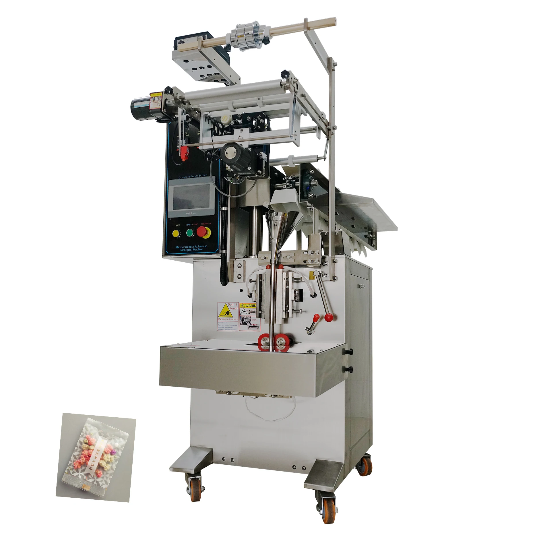 plastic bag packaging machine mesin keripik pengemas otomatis tea bag packing machine