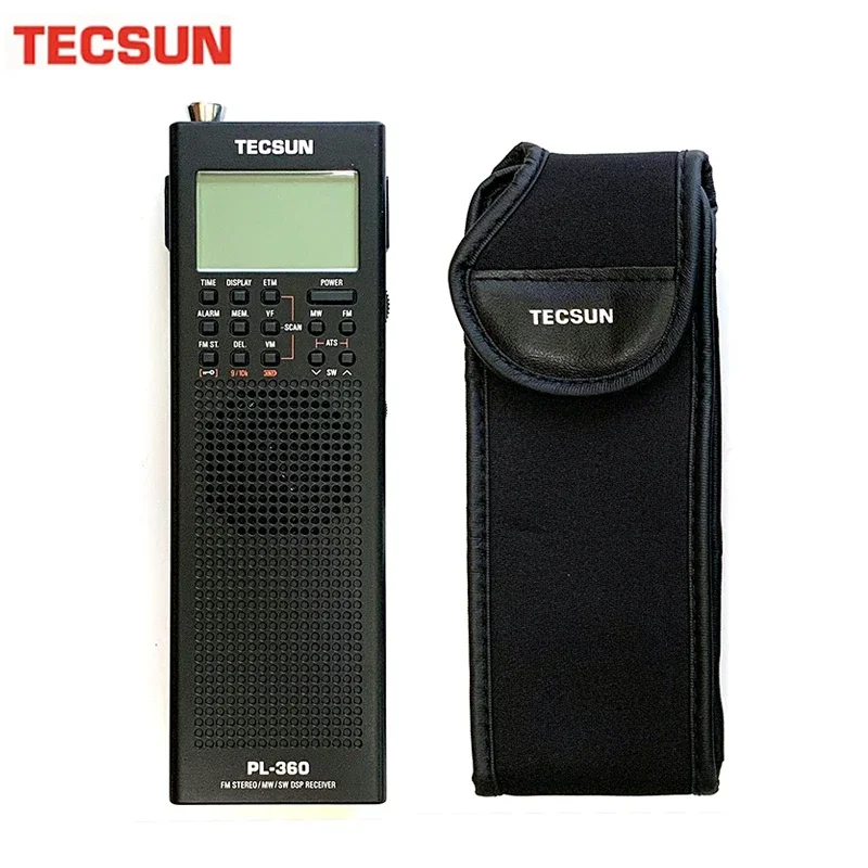 

DSP Receiver Tecsun PL-360 Radio FM MW SW LW + External AM Antenna + Outdoor Antenna Portable Radio Recorder Free Shipping