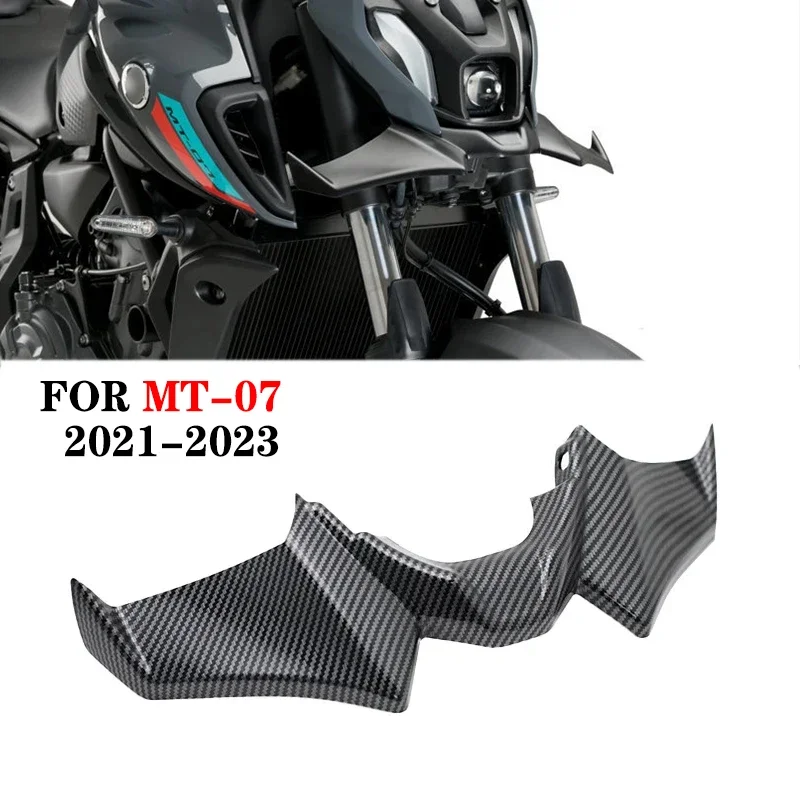 2024 For YAMAHA MT07 MT-07 SP 2021 2022  21-23 Motorcycle Sport Downforce Naked Front Spoilers Aerodynamic Wing Deflector