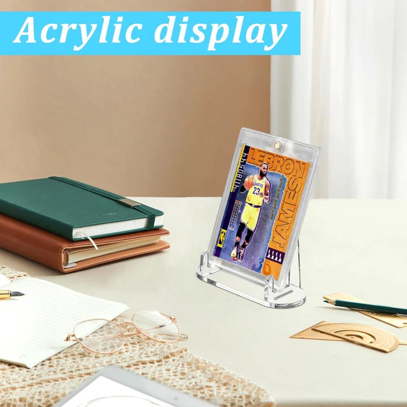 Acryl-Sammelkartenständer, abgestufte Kartenständer, Baseball für Sportkarten, Halter für Händler, Einzelhandel (keine Karten)