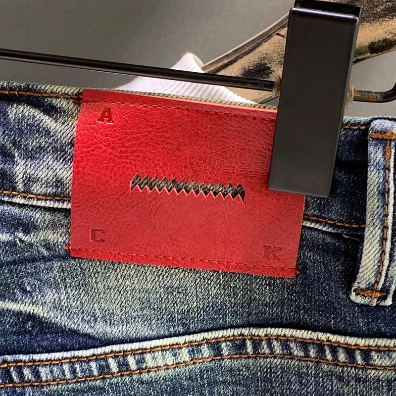 High Street Fashion Brand Retro Washed Jeans Men's Loose Wide Leg Leisure Street Handsome Hip Hop Versatile Harem Pants