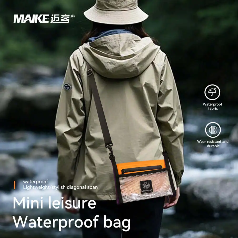 Maike – trousse de toilette sèche étanche, rangement de natation, kayak, bateau, plage, déplacements, sacs de toilette étanches pour téléphone portable