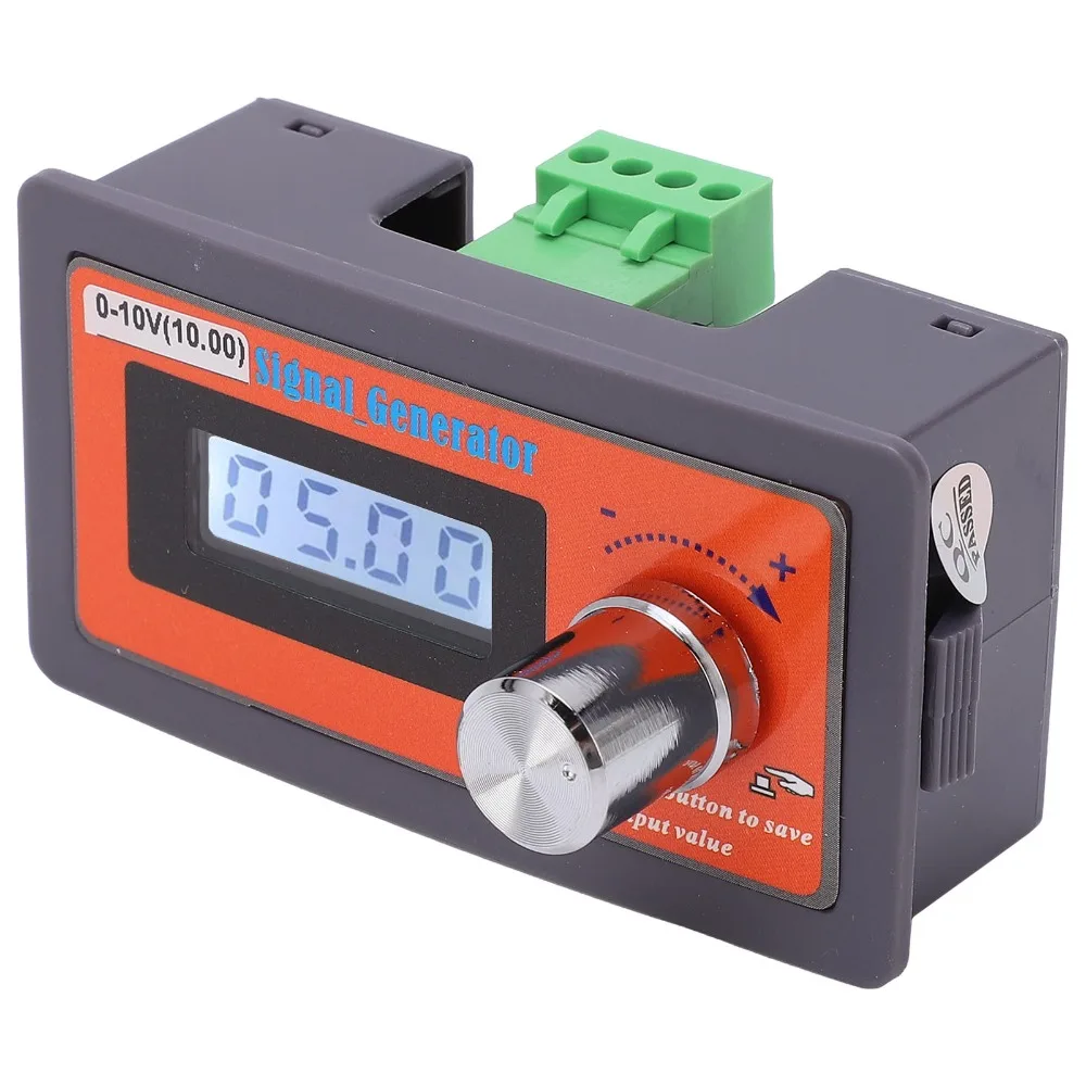 DC 0‑10V Voltage Signal Generator ABS Adjustable Voltage Signal Analog Simulator 79.5*42*23.5mm Signal Generator