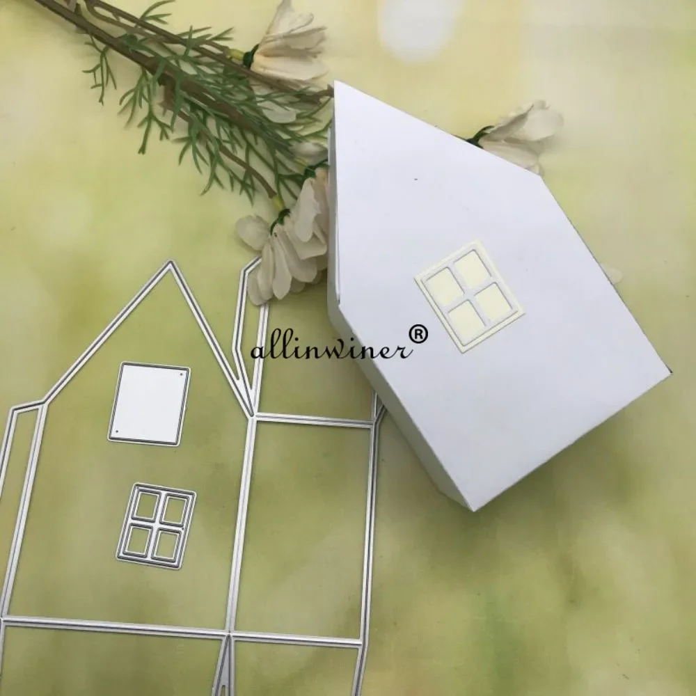 

3D house box series Metal Cutting Dies for DIY Scrapbooking Album Paper Cards Decorative Crafts Embossing Die Cuts