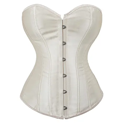 Corsets Bustiers for Women Overbust Corset Top Corselet Sexy Bridal Victorian Costume Plus Size Corsetto Korsett White Black