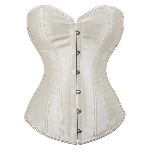 Corsés Bustiers para mujer Overbust Corset Top Corselet Sexy nupcial traje victoriano talla grande Corsetto Korsett blanco negro