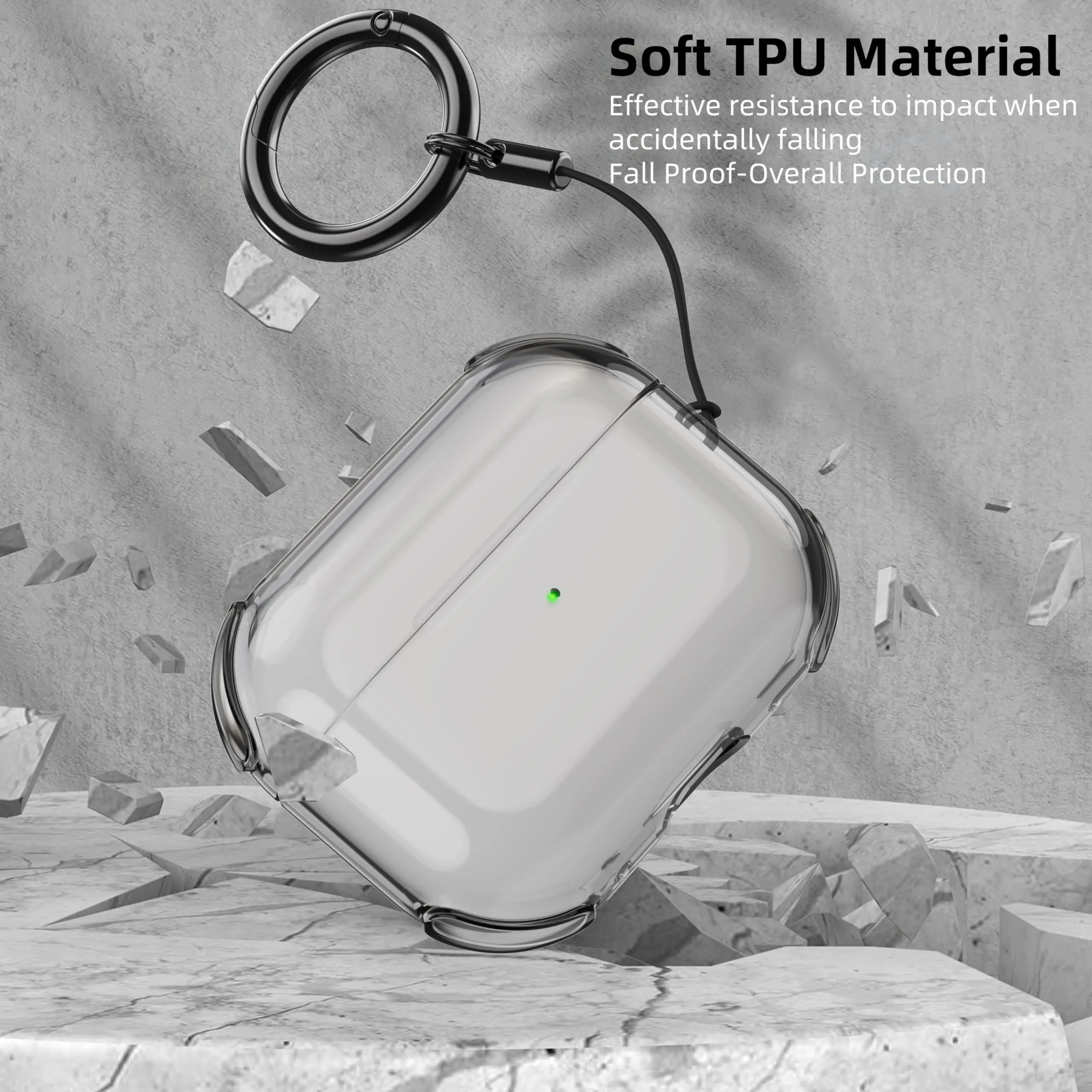 For New AirPods Pro 3 Anti-Drop Protective Cover Soft TPU Shockproof Transparent Case Air Pods AirPod Pro 3 Case Cleaner Kit