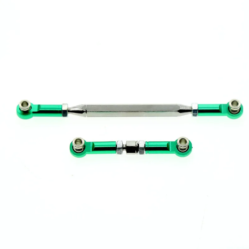 1 Set Metal Adjustable Steering Linkage Servo Link Pull Rod Turnbuckle for MN D90 99S MN-90 FJ-45 1/12 RC Car Crawler Dropship