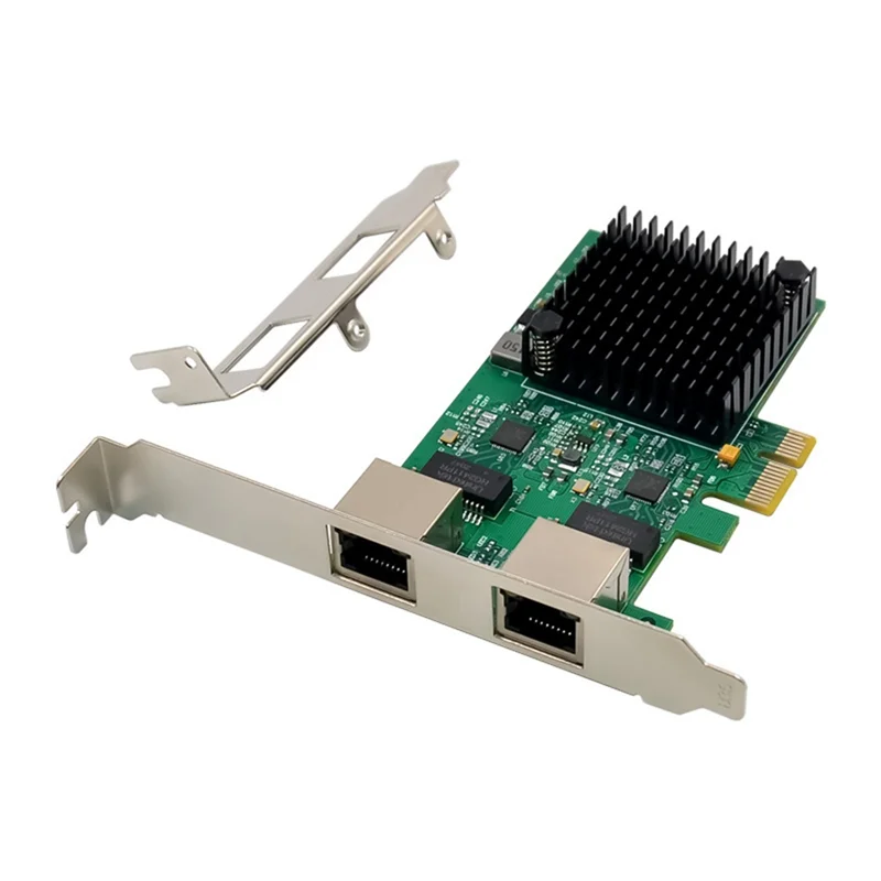 PCI-E X1 2.5G Gigabit Server Network Card RTL8125B Dual-Port Ethernet Network Card Desktop Server Network Card