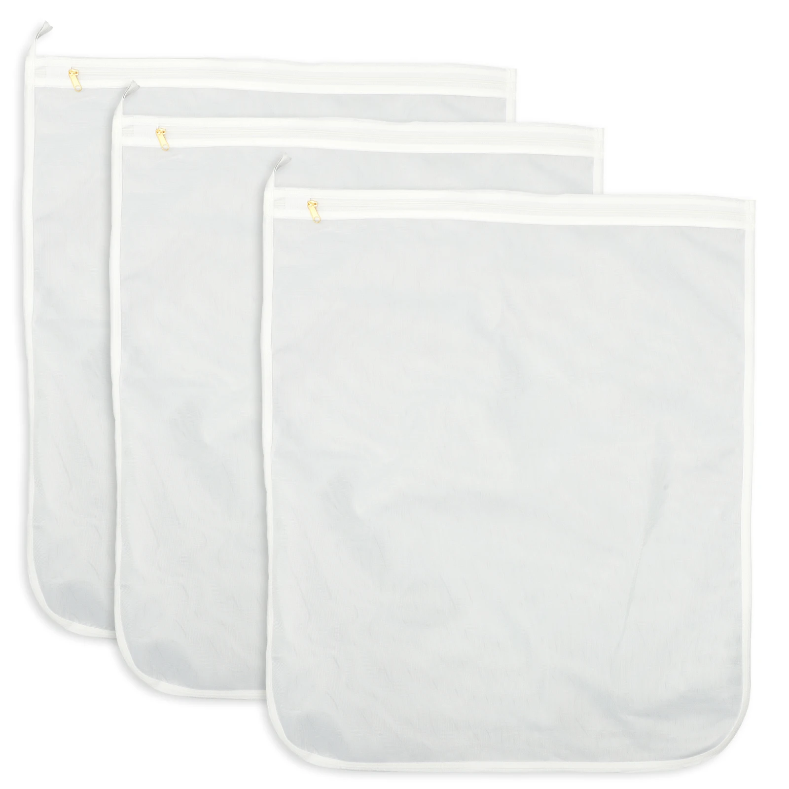 

3pcs Laundry Small White Washable Net Clothes Travel Organizer Bra Sock Washing Machine Stocking Wash Bag Bag