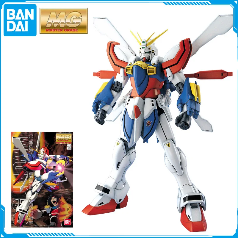 

In Stock Bandai MG 1/100 MOBILE SUIT GF13-017NJII GOD GUNDAM Original Anime Figure Model Toys Action Collection Assembly Doll