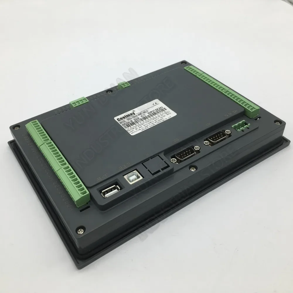 7'' Integrated HMI PLC Controller Touch Panel DC24V Transistor Output Digital I/O 19DI 19DO Analog 4AI 4AO 0-10V RS485 FX2N