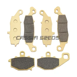 Motorcycle front and rear brake pads disc brake pads for Kawasaki ER-6N ER6N ER-6F ER6F KLE650 Z750S