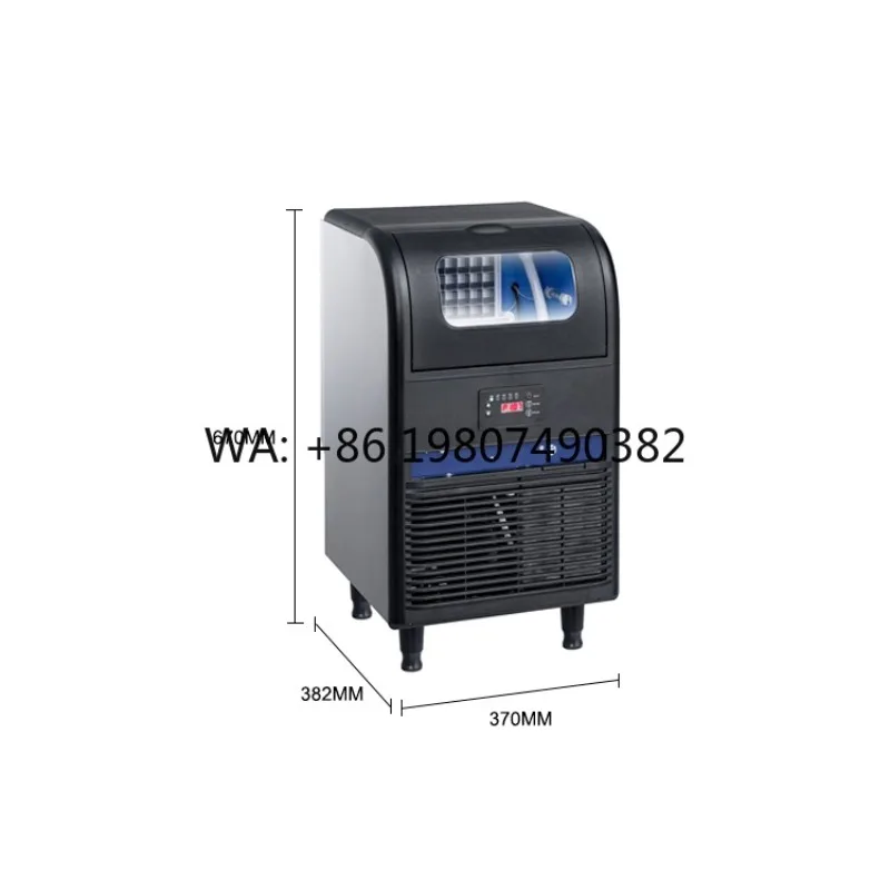 Commercial Automatic Ice Cube Maker, High Efficiency Household Ice Making Device for Beverage Cooling Application