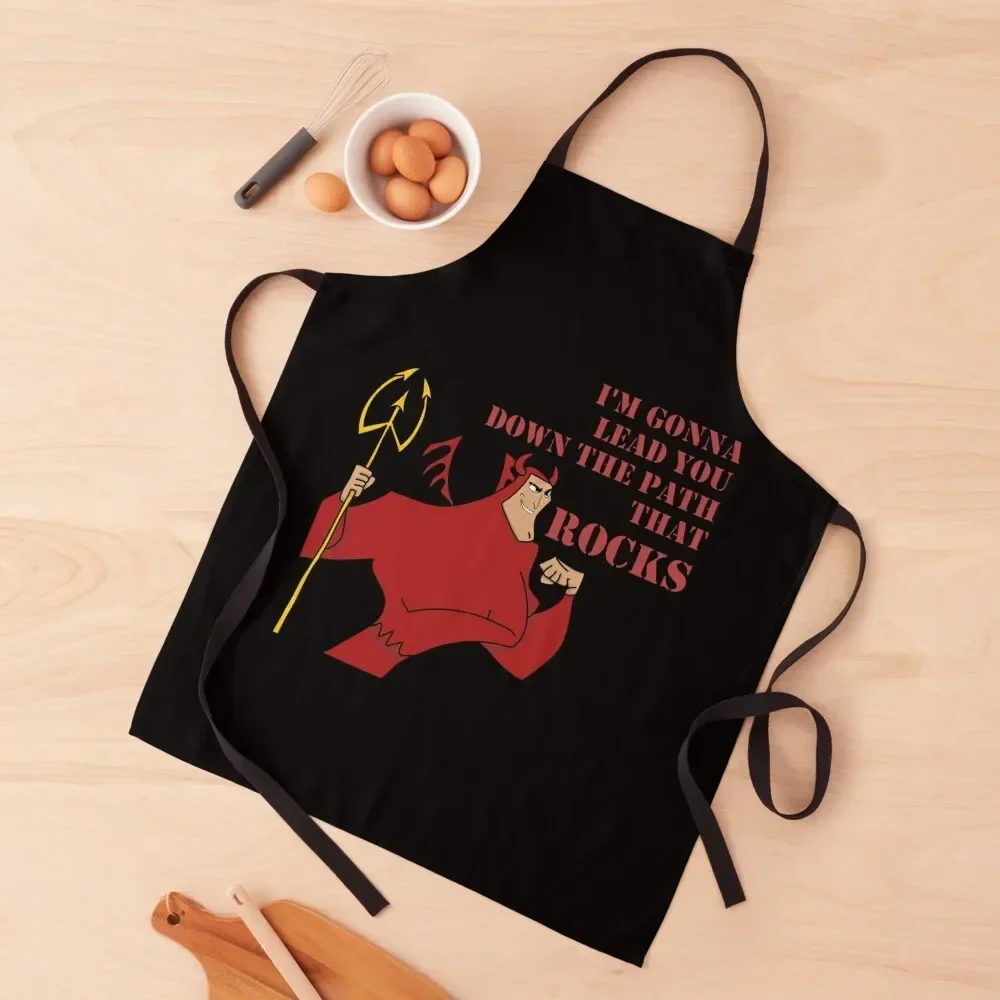 

Kronk Devil - Emperors New Groove - Lead You Down The Path That Rocks Apron kitchen clothes for men Women's Kitchen Apron