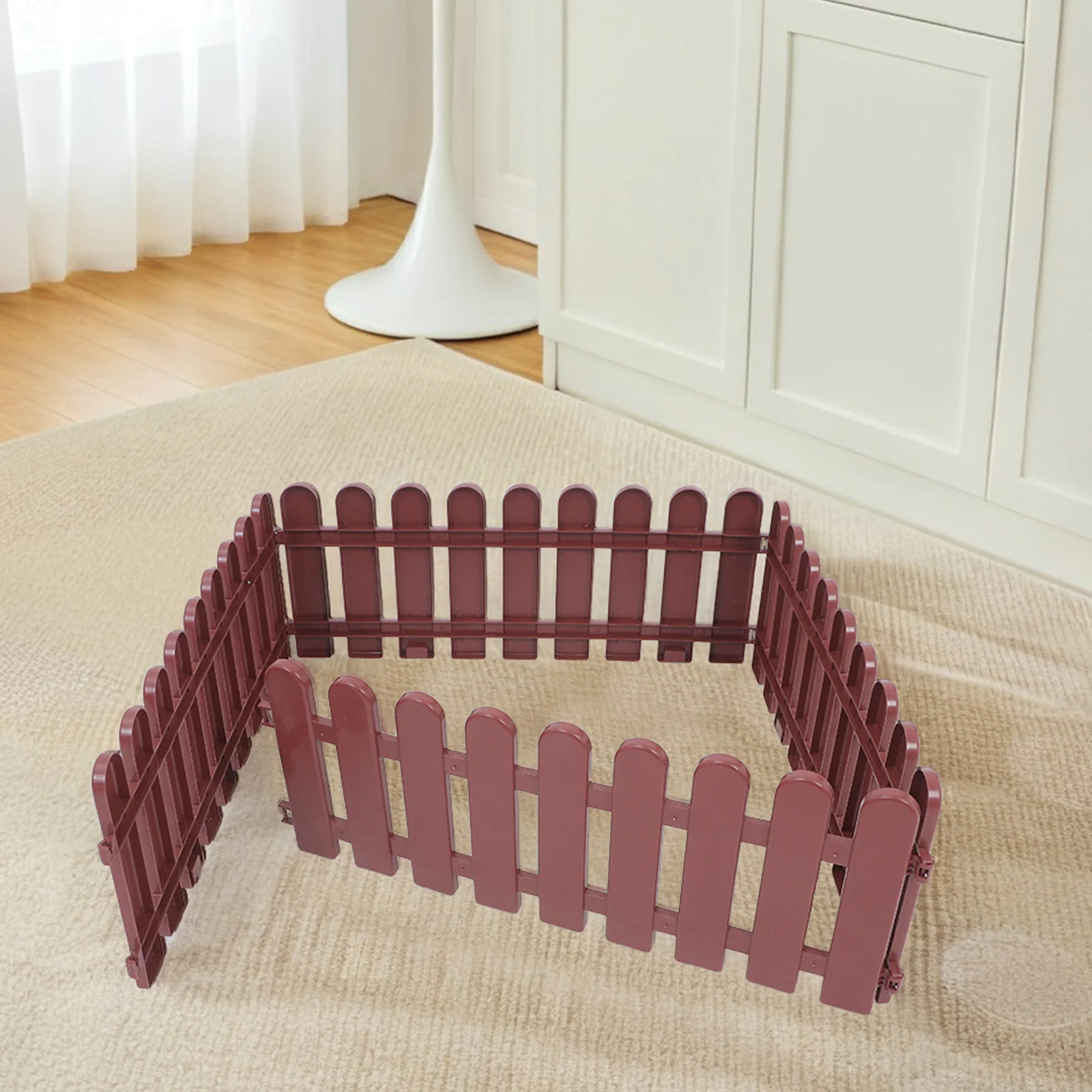 

4pcs Pet Tortoise Enclosure Outdoor Turtle Playpen Durable Plastic Fencing For Reptiles Small Animals Garden Yard Use