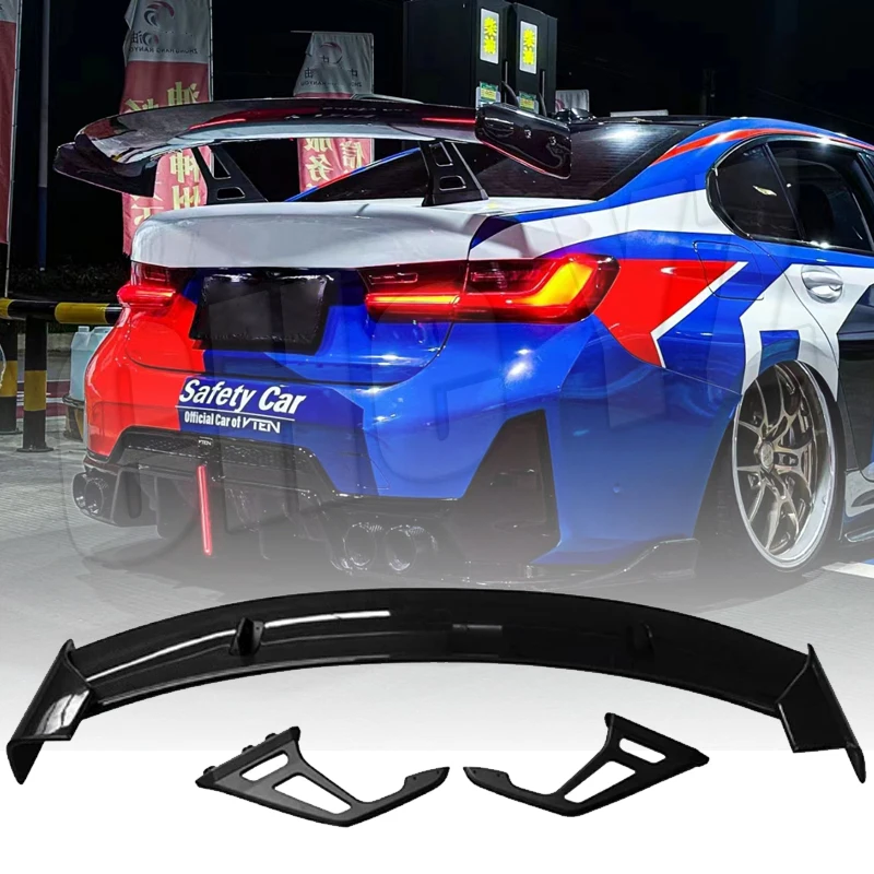 For Bmw M2 M3 M4 F30G20Universal GT Style Forged Real Carbon Fiber Rear Tail Wing Trunk Lip Car Products Exterior Parts Spoiler