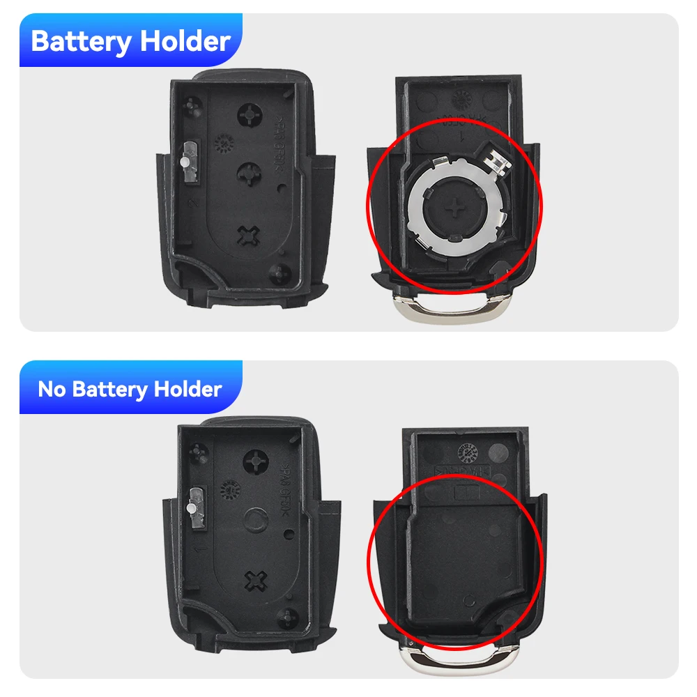 KEYYOU 3 Buttons Folding Remote Key Shell Car Key Case For VW For Volkswagen Bora Passat Golf Polo Jetta Sharan Touran No Blade