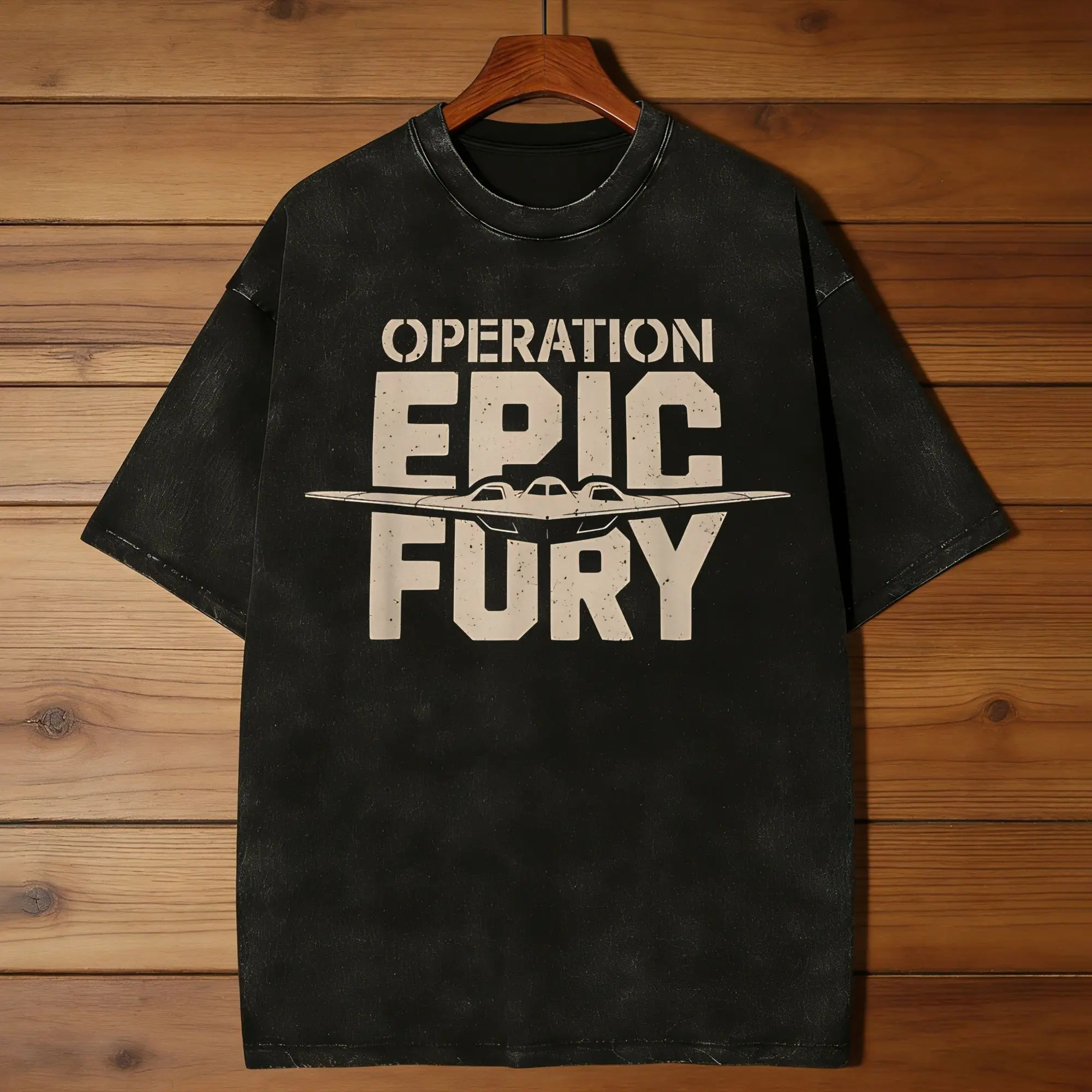 Men Women T Shirt Operation Epic Fury Washed T Shirts Hippie  Summer Tee Shirt Streetwear Design Casual Clothes Dropshipping