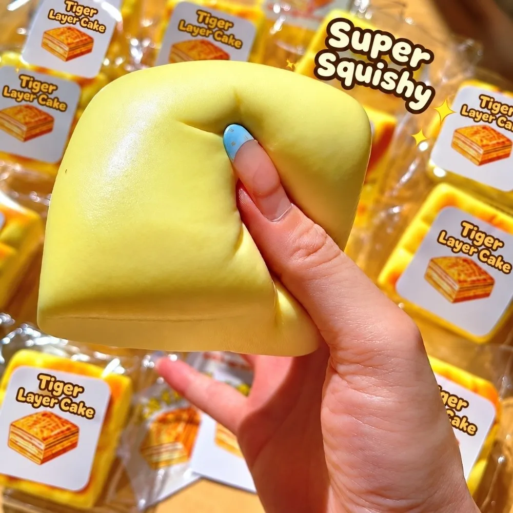 New Squishy Simulated Bread Squeeze ​​Non-Toxic Stress Relief Sensory Fidget Gifts Slow Rising for Anxiety ADHD