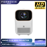 Formovie Xming Q1SE Projector Mini Pocket Full HD For Home Cinema 1080P UHD LED Anti-Light Portable Beamer Fengmi Smart Theater