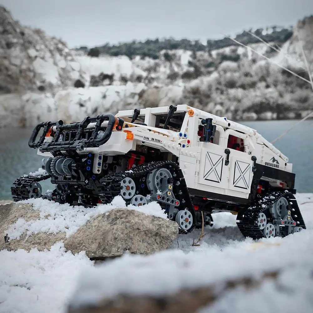 ชุดประกอบรถฮัมเมอร์ออฟโรดบังคับวิทยุ ขนาด 1:8 จำนวน 3088 ชิ้น ชุดประกอบเทคนิคแบบมีมอเตอร์ สำหรับเด็กอายุ 8-12 ปี