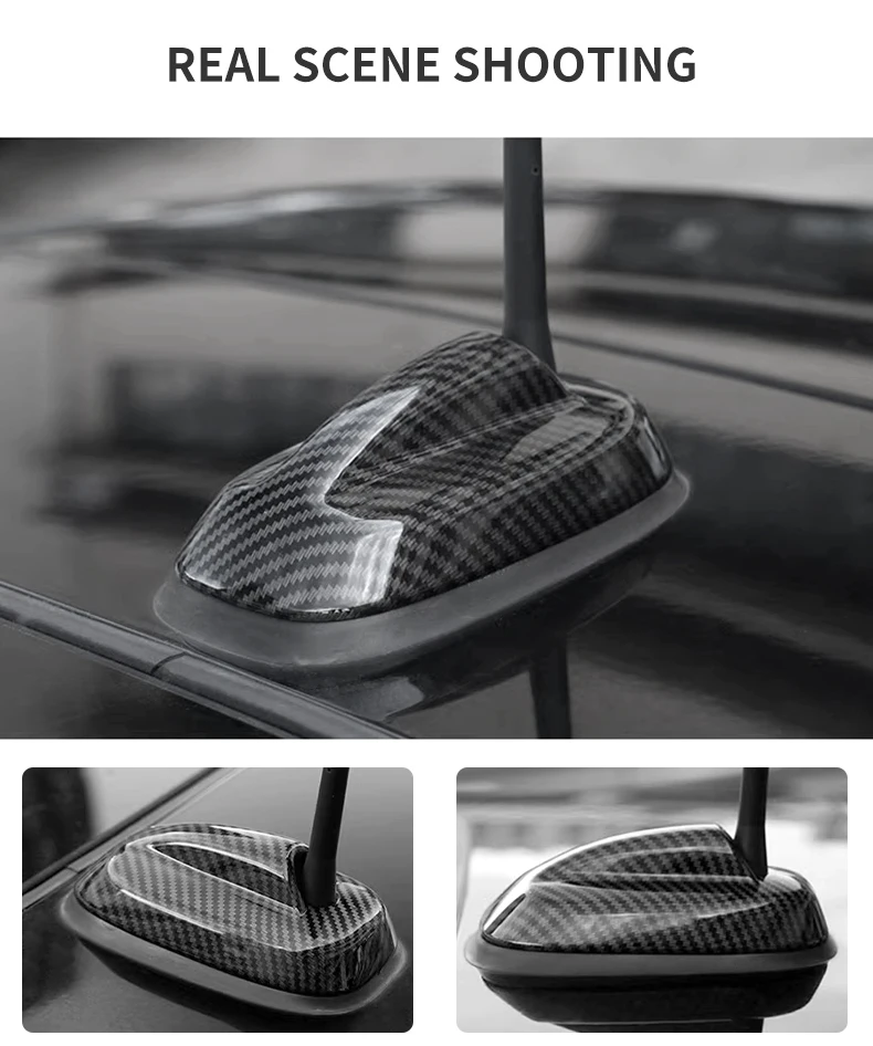 Für MINI Cooper S JCW F66 F65 F56 F55 Auto Außen Trim Antenne Dekoration Abdeckung Aufkleber Kunststoff Auto Zubehör – Detail 10