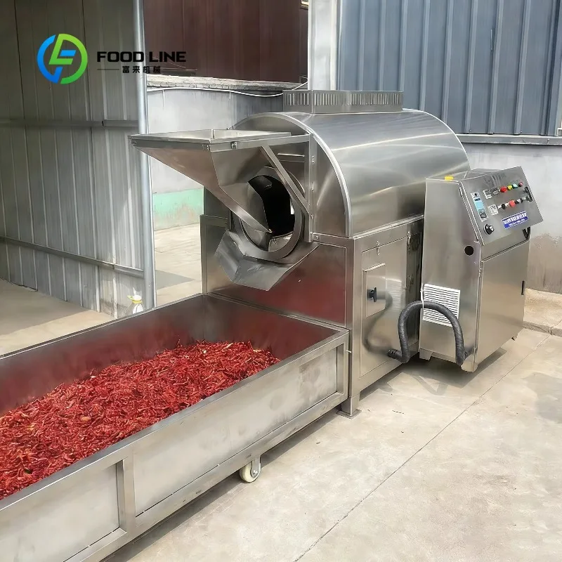 Custom Stainless Steel Electric Tumble Roaster Rotary Baking Machine for Cashew Hazelnut Wholesale Order Get Discount