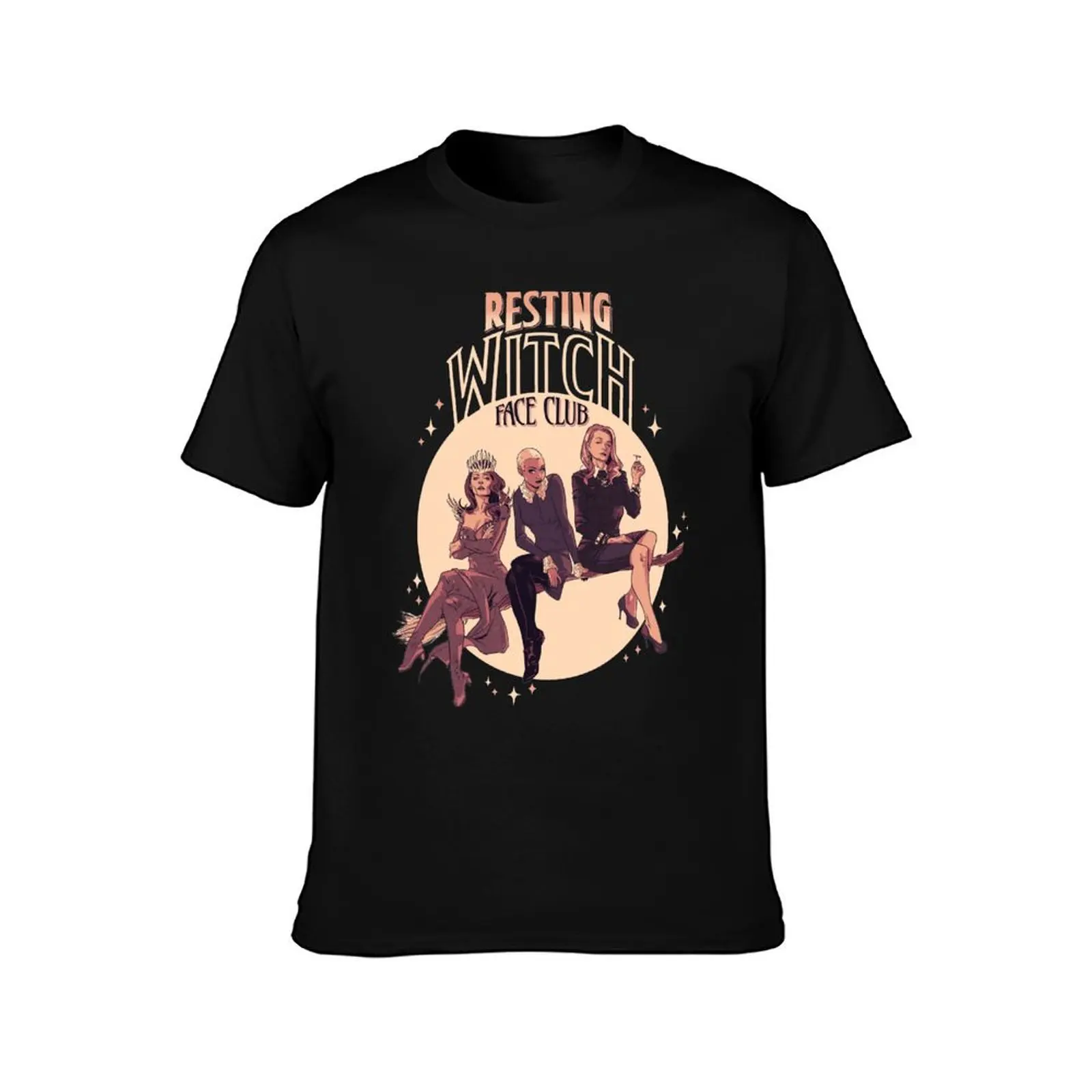 Resting Witch Face Club T-Shirt Construction Work Tee Shirt T-Shirt