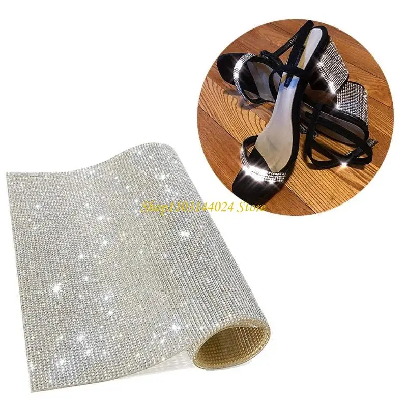 

N5KE Adhesive Stickers Handmade Car Phone Decals for Sparkling Decorations