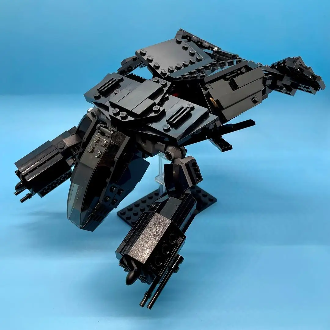 Bricklink Superhero Knight Technical Car Animated Series Batmobiles Tumbler Armored Vehicle Batpod Building Blocks Kid Toys Gift