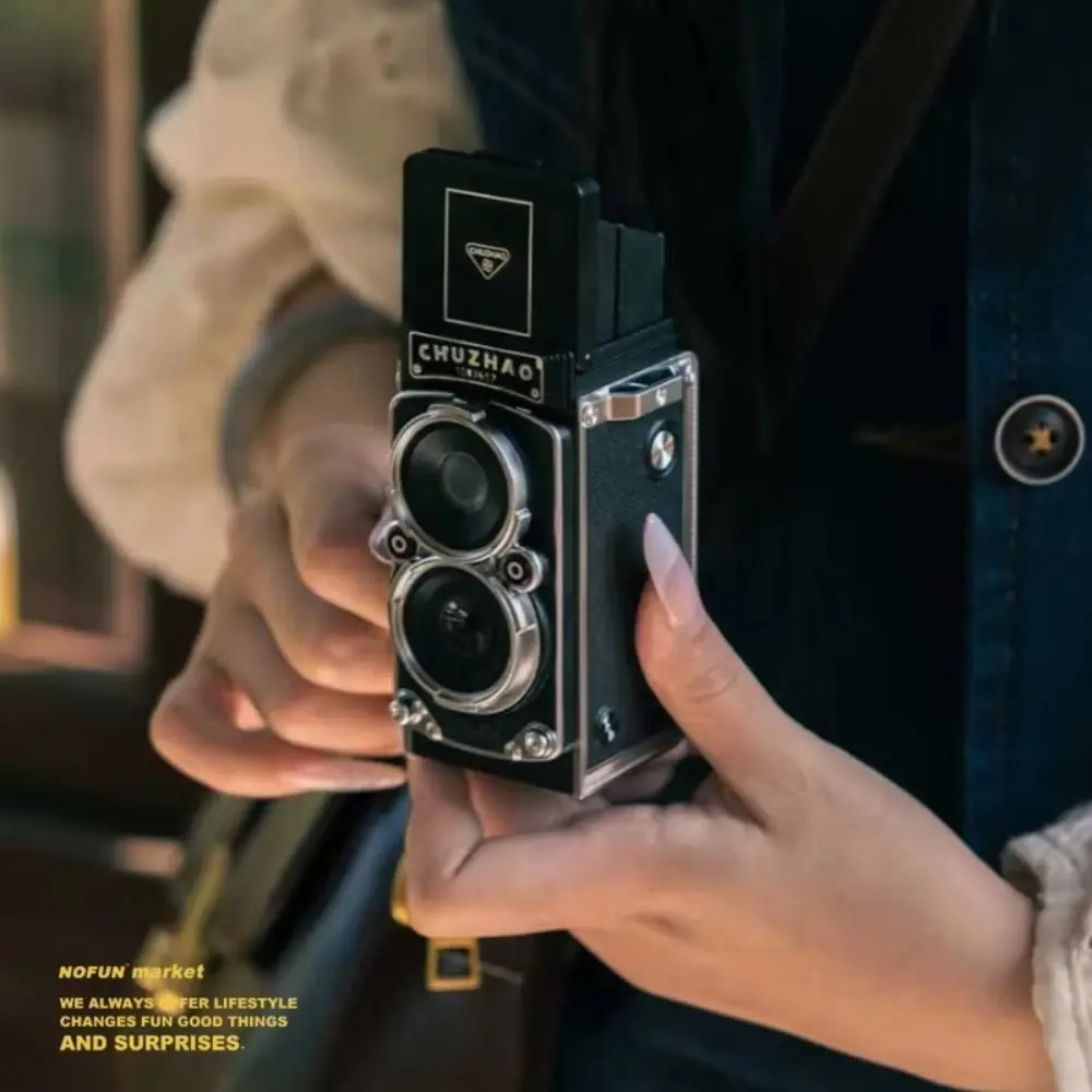 

New Retro CCD Dual Reflex Camera Mini Portable Camera Recording Simulation Manual Digital Camera
