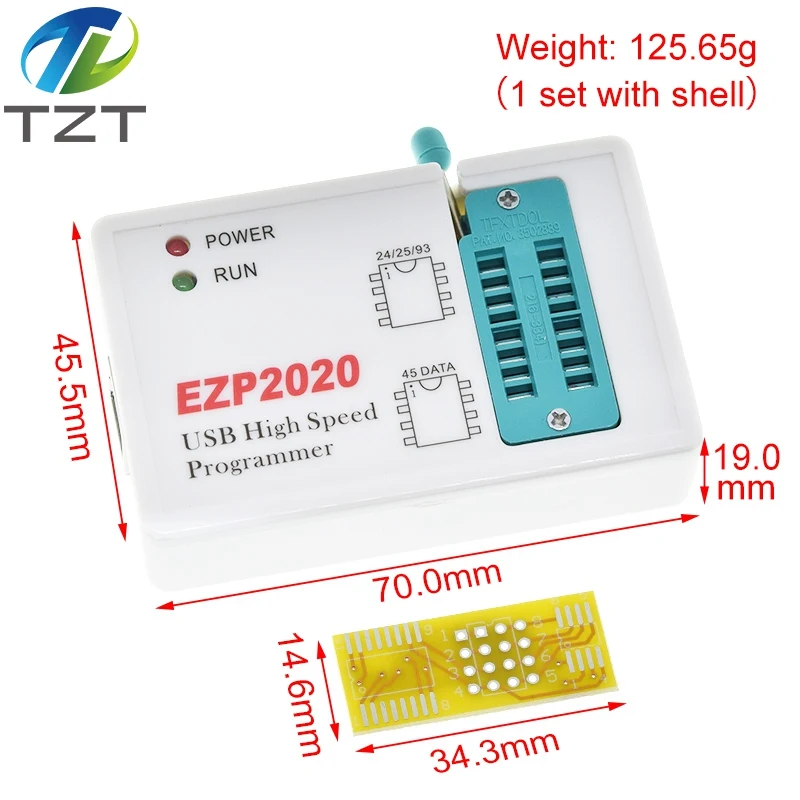 EZP2020 High Speed USB SPI Programmer Better than EZP2013 EZP2010 2011Support 24 25 26 93 EEPROM 25 Flash Bios