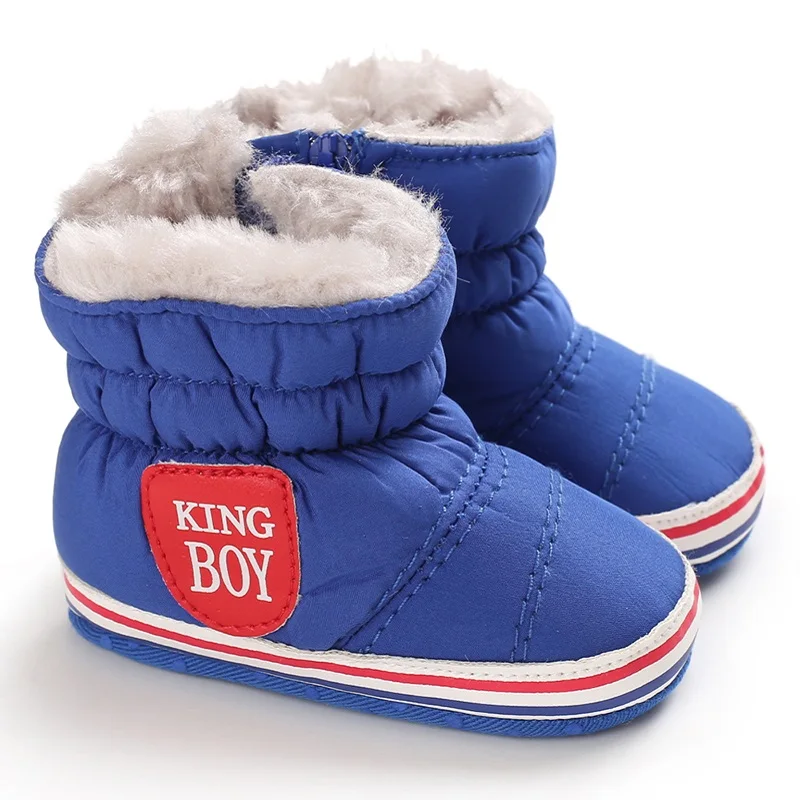0-18M Winter Neue Baby Weichsohlen Warme Dicke Schneestiefel Bequeme Alltags-Freizeitschuhe für Säuglinge und Kleinkinder – Detail 10