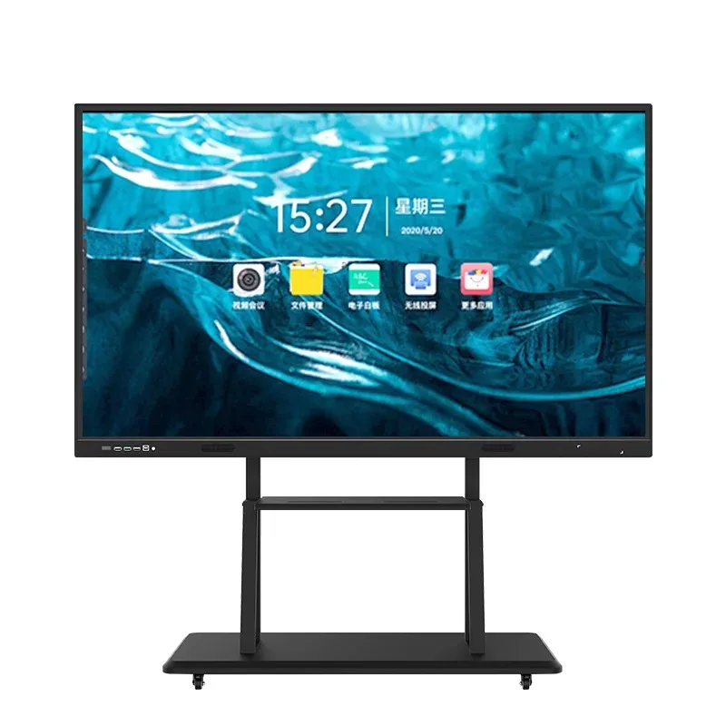 55 65 75 85 86 98 110 Inch Pen Finger Touch Interactive Flat Panel 4k Lcd Digital Interactive Smart Boards for Schools Teaching